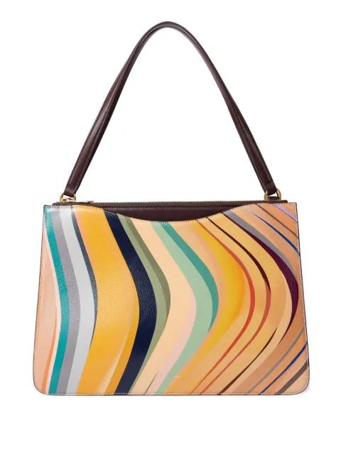 Dusky Swirl double zip tote Bag by PAUL SMITH
