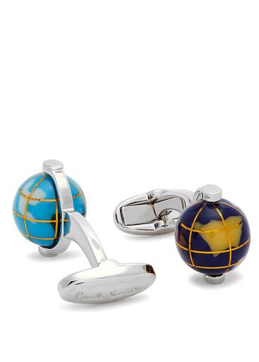 Globe enamelled cufflinks by PAUL SMITH