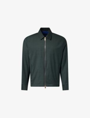 Long-Sleeve Collared Wool Jacket by PAUL SMITH
