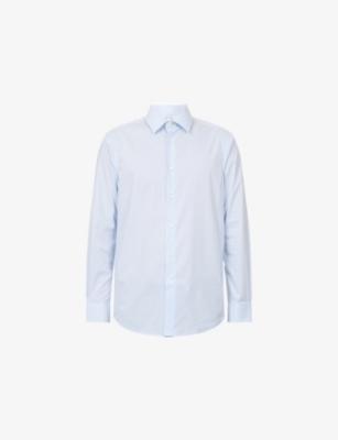 Long-Sleeve Cotton-Blend Shirt by PAUL SMITH