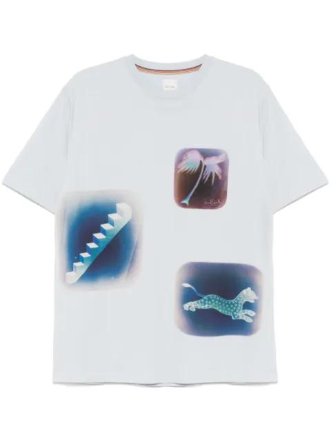 Lumiere-print T-shirt by PAUL SMITH