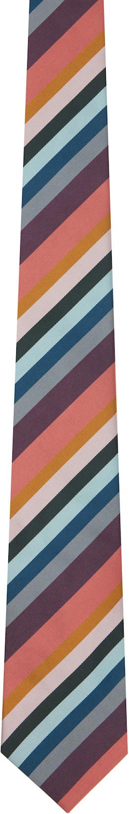 Multicolor Artist Stripe Tie by PAUL SMITH