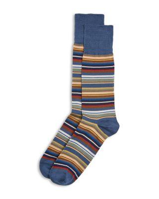 Munich Stripe Crew Socks by PAUL SMITH