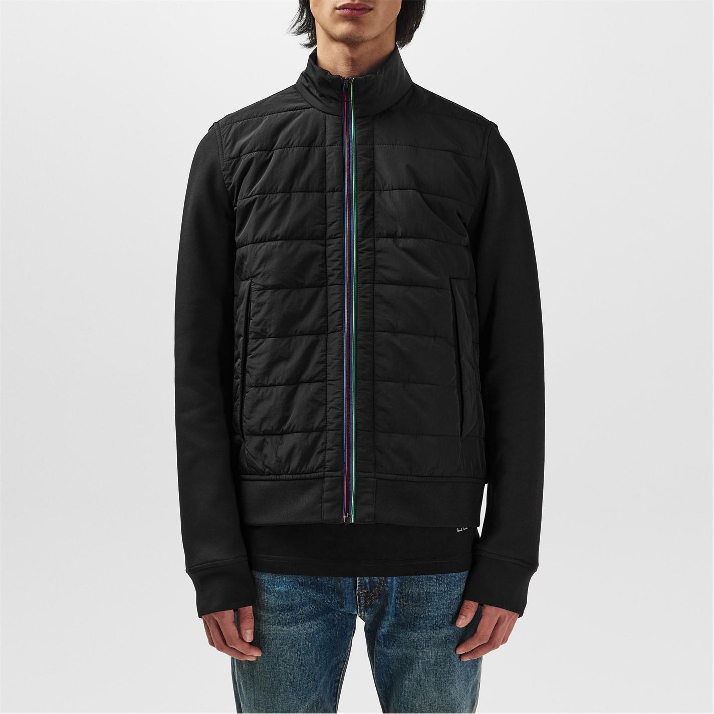 PS Paul Smith Sports Stripe Mixed Media Jacket by PAUL SMITH