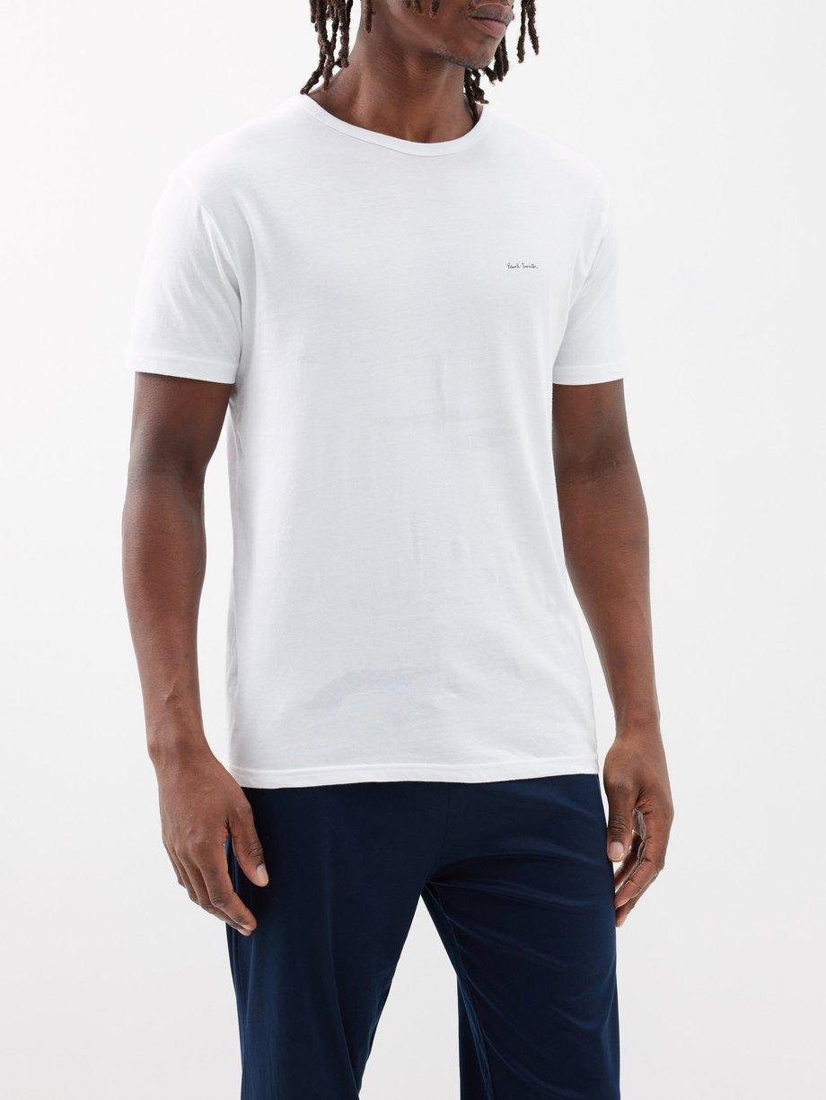 Pack of five logo-print organic-cotton T-shirts by PAUL SMITH