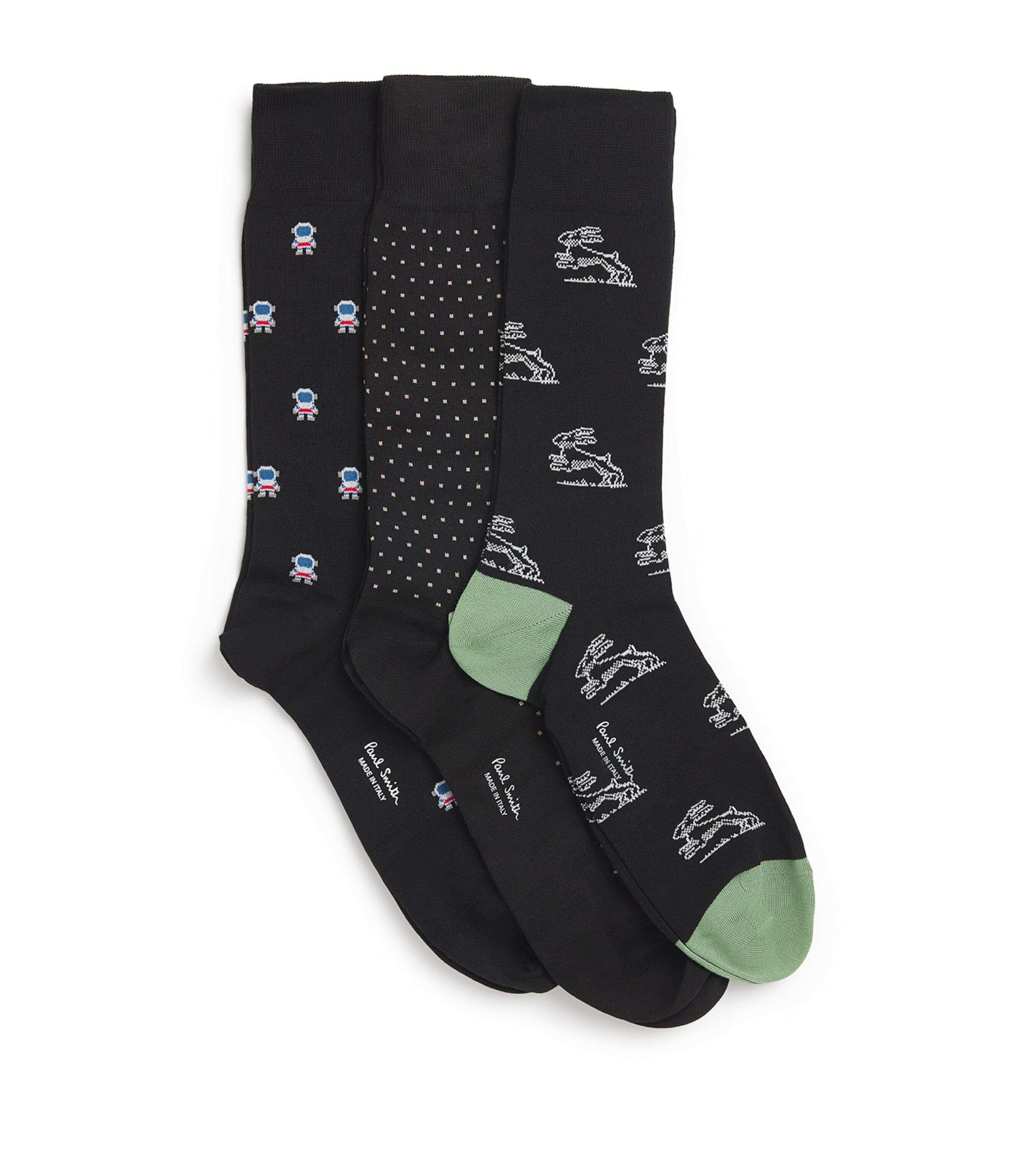 Paul Smith Cotton-Blend Socks (Pack of 3) by PAUL SMITH