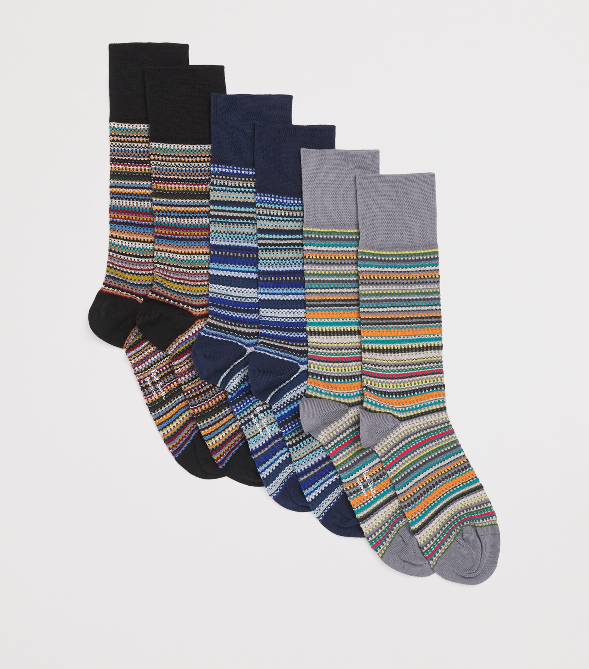 Paul Smith Cotton-Blend Socks (Pack of 3) by PAUL SMITH