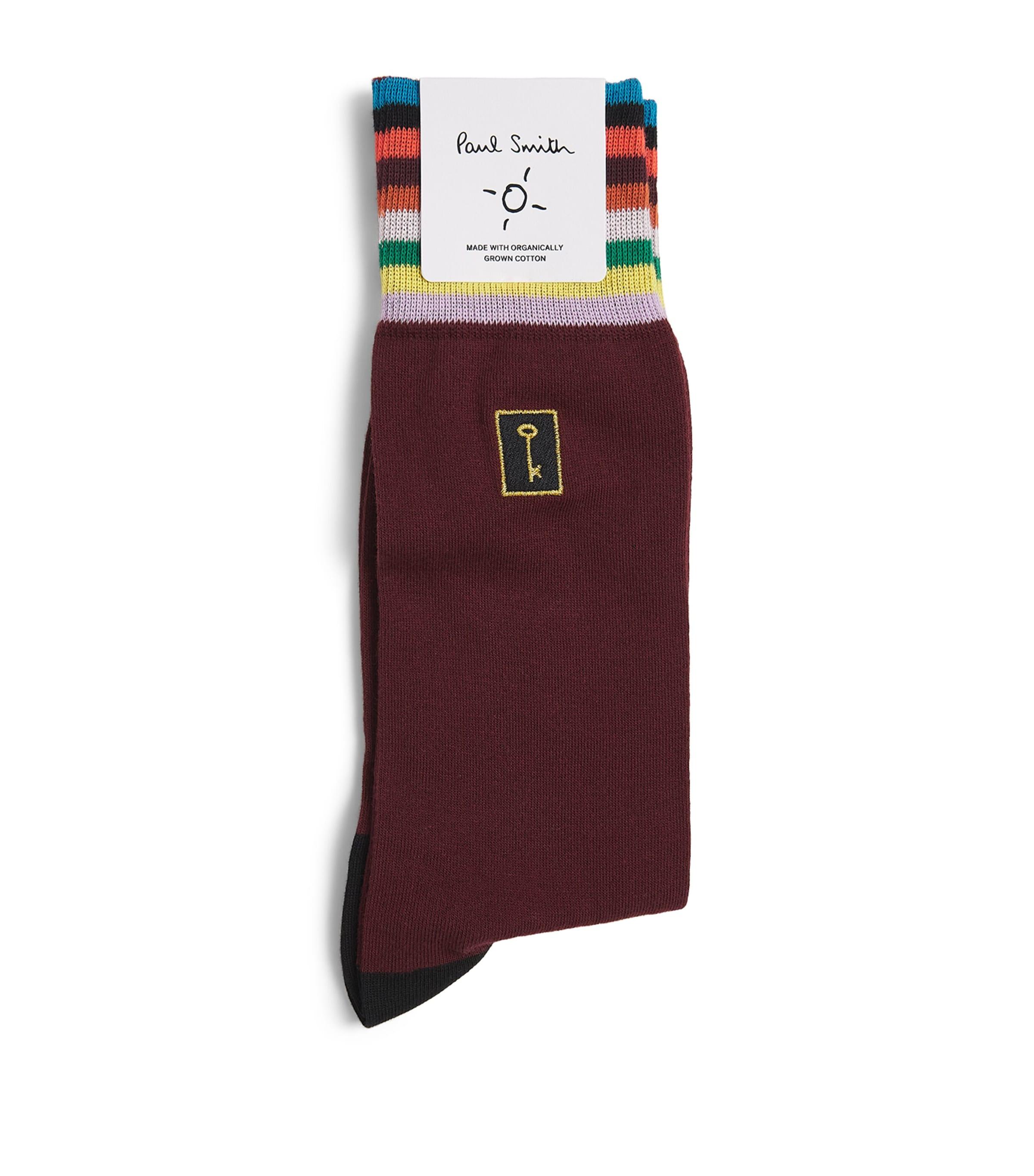 Paul Smith Key Embroidered Socks by PAUL SMITH