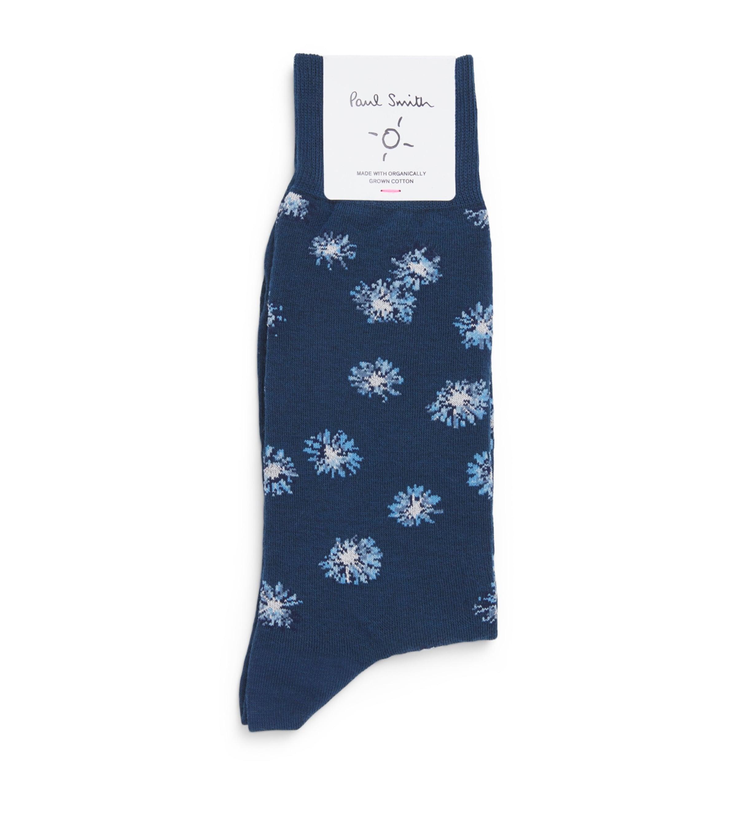 Paul Smith Organic Cotton-Blend Lumin Floral Socks by PAUL SMITH