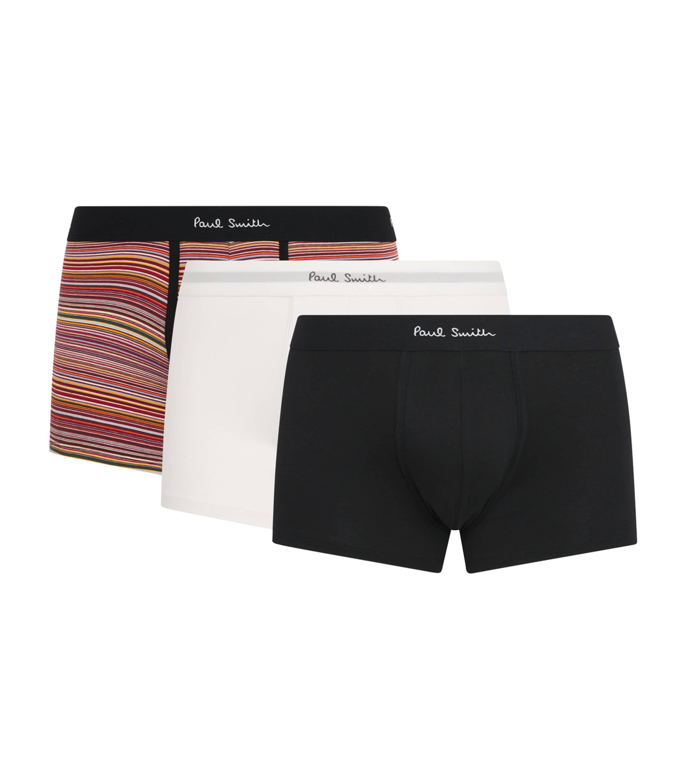 Paul Smith Stretch-Cotton Signature Stripe Trunks (Pack of 3) by PAUL SMITH