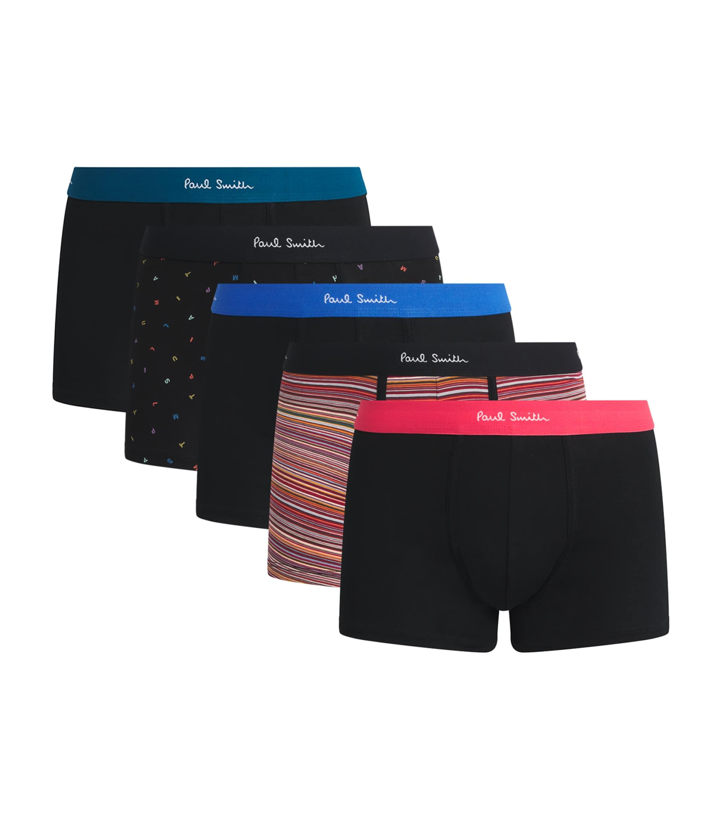 Paul Smith Stretch-Cotton Signature Stripe Trunks (Pack of 5) by PAUL SMITH