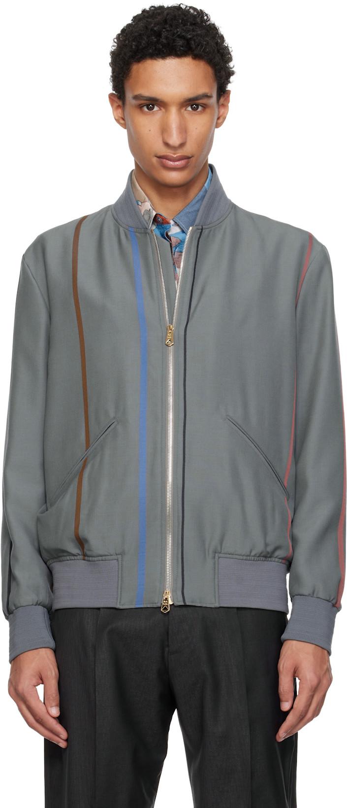 Purple Regular Fit Bomber Jacket by PAUL SMITH