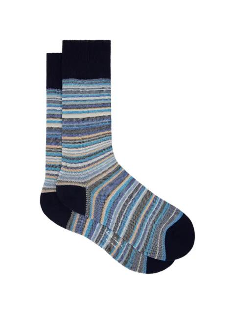Signature Stripe fine-knit socks by PAUL SMITH