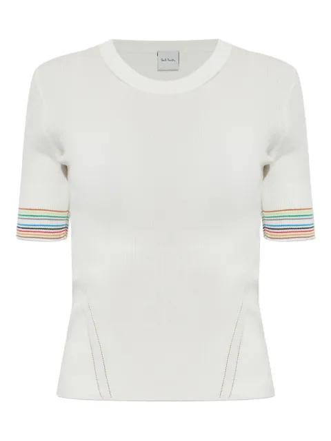 Signature Stripe ribbed T-shirt by PAUL SMITH