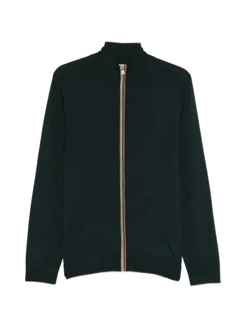 Signature Stripe zip through cardigan by PAUL SMITH