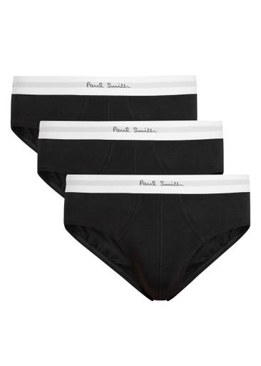 Stretch-cotton briefs - set of three by PAUL SMITH