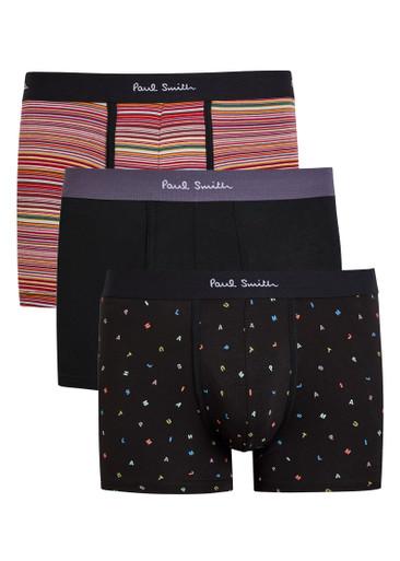 Stretch-cotton trunks - set of three by PAUL SMITH