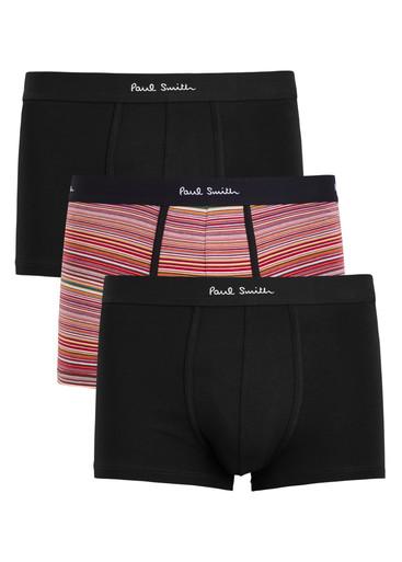 Stretch-cotton trunks - set of three by PAUL SMITH