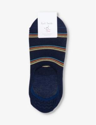Striped organic cotton-blend socks by PAUL SMITH
