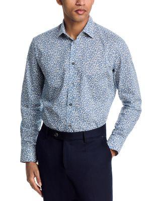 Tailored Fit Floral Print Shirt by PAUL SMITH