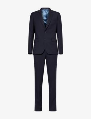 Tailored Notch-Lapels Wool Suit by PAUL SMITH