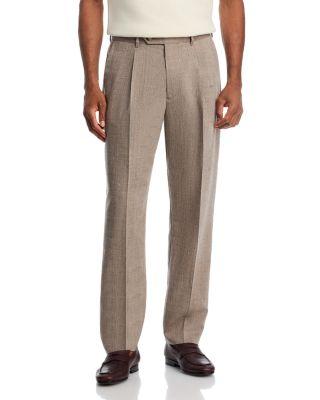Tapered Fit Pleated Trousers by PAUL SMITH