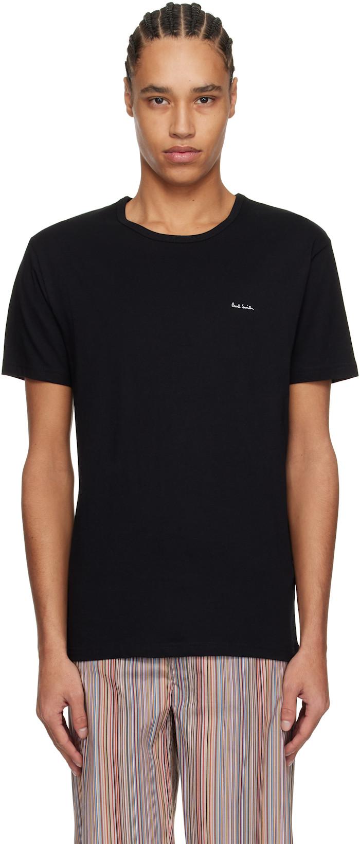 Three-Pack Multicolor Organic Cotton Logo Lounge T-shirts by PAUL SMITH Three-Pack Multicolor Organic Cotton Logo Lounge T-shirts by PAUL SMITH