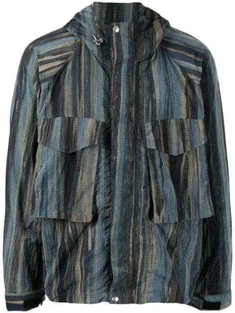 Woodland-print hoodied jacket by PAUL SMITH