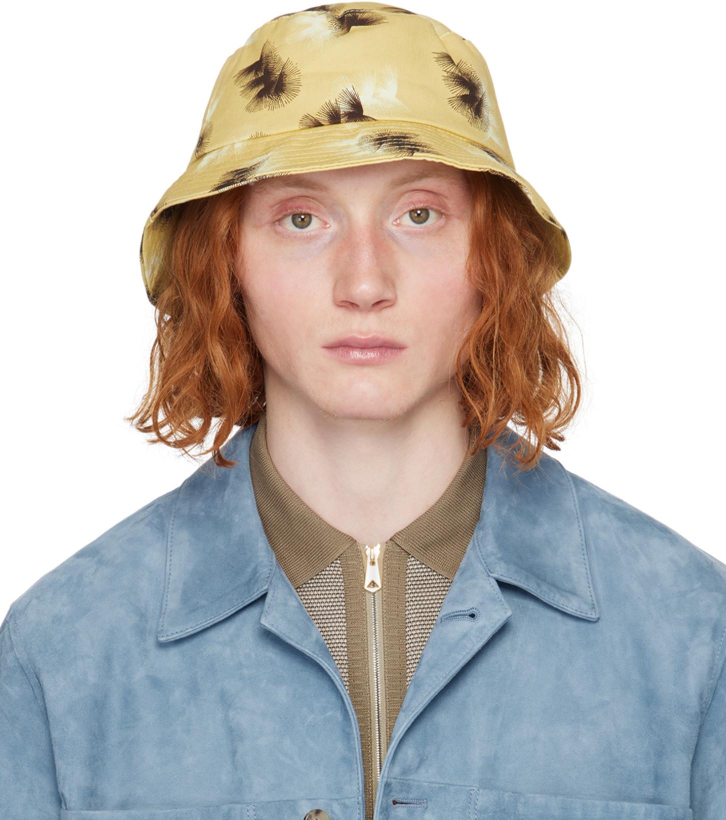 Yellow Sunflare Bucket Hat by PAUL SMITH