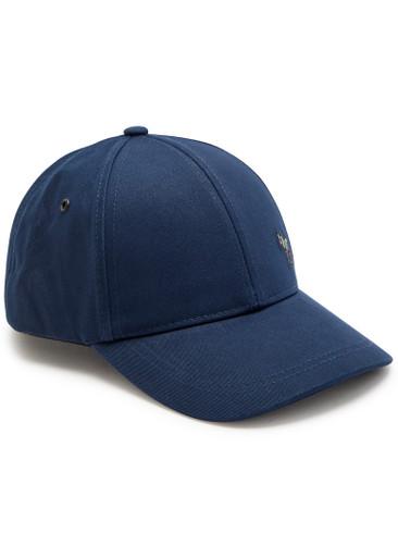 Zebra-embroidered cotton cap by PAUL SMITH