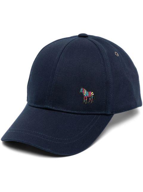 Zebra-logo baseball cap by PAUL SMITH