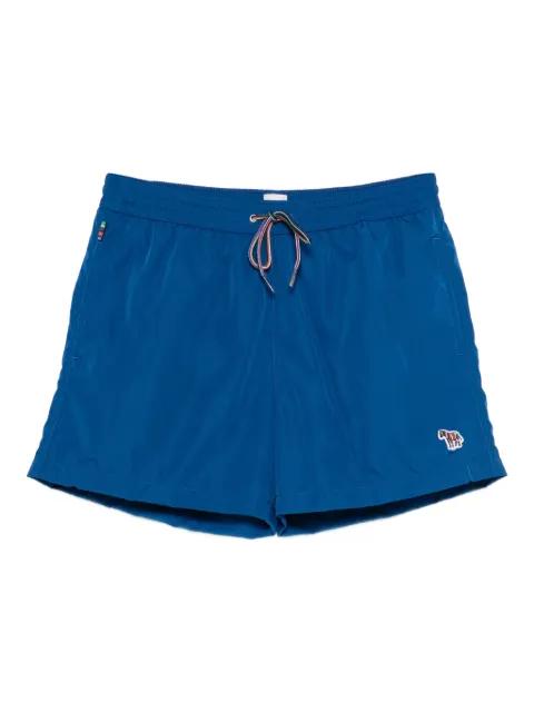 Zebra-patch drawstring swim shorts by PAUL SMITH