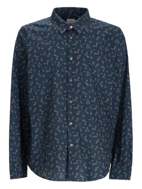 all-over print cotton shirt by PAUL SMITH