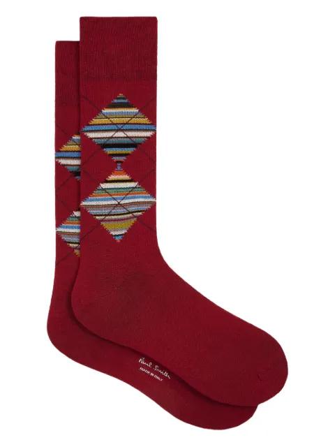 argyle-pattern socks by PAUL SMITH