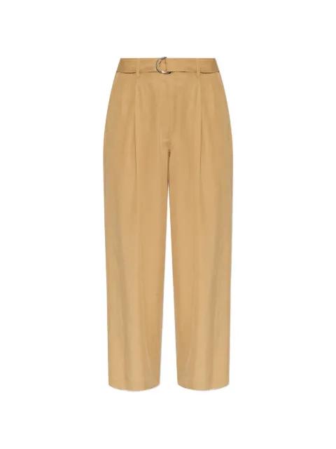 belted pleated trousers by PAUL SMITH