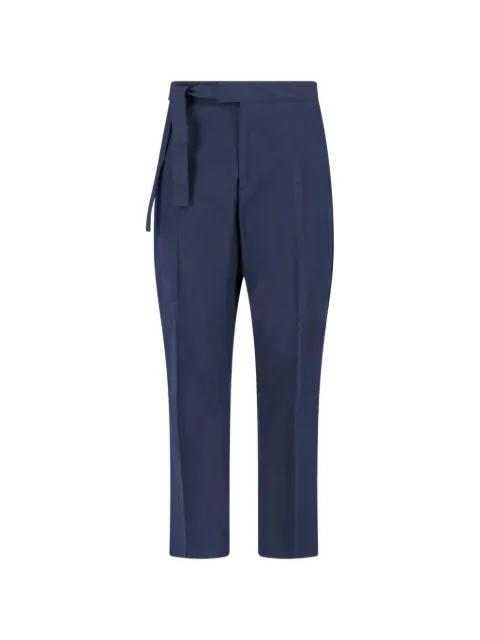 belted straight-leg trousers by PAUL SMITH