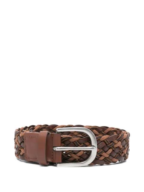 braided leather belt by PAUL SMITH