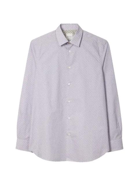 car-print long-sleeve shirt by PAUL SMITH