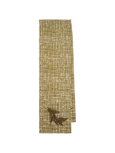 check fish scarf by PAUL SMITH