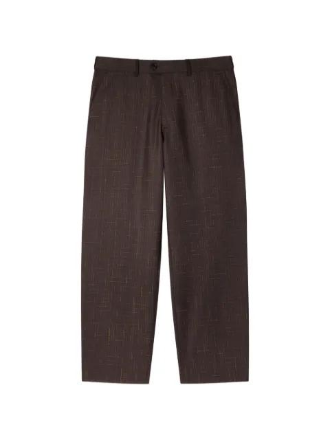 check-pattern trousers by PAUL SMITH