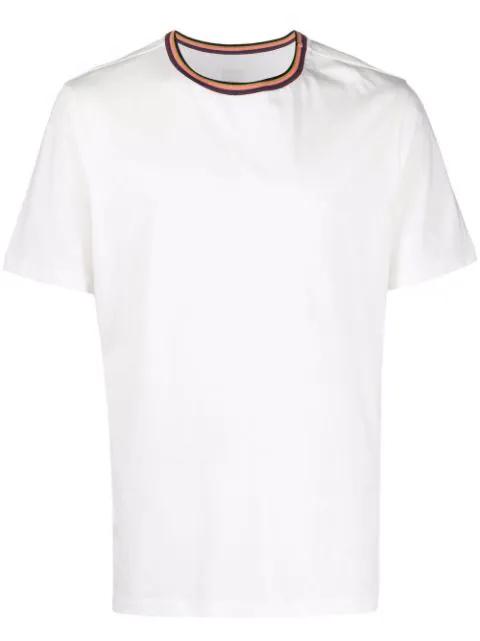 contrast-trim T-shirt by PAUL SMITH
