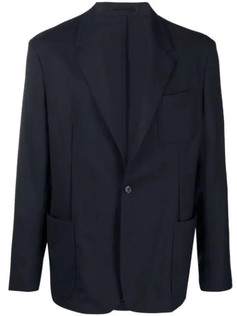darted single-breast wool blazer by PAUL SMITH