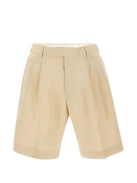 double-pleated shorts by PAUL SMITH