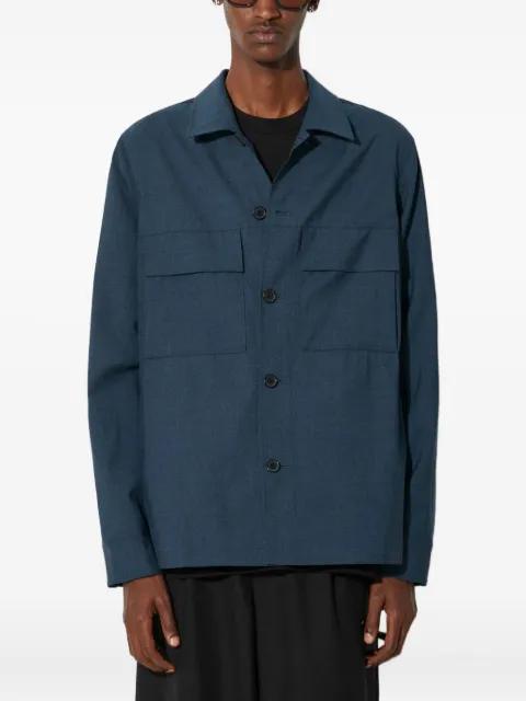double-pocket button-down shirt jacket by PAUL SMITH