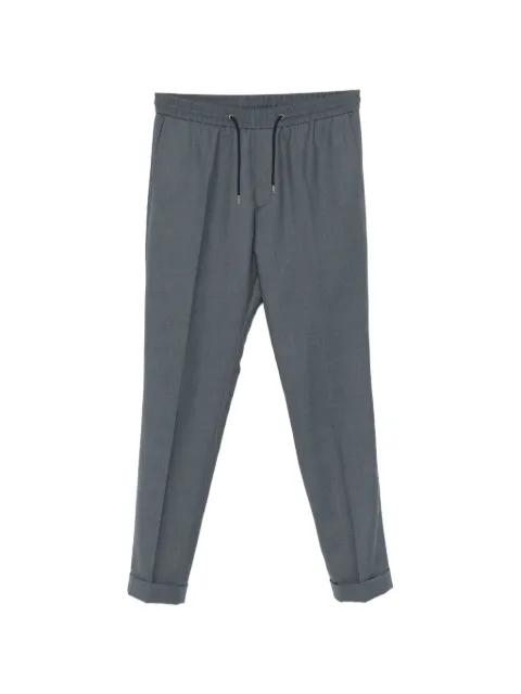 drawstring-fastening cuffed-hem trousers by PAUL SMITH
