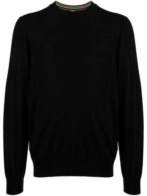 fine-knit merino wool jumper by PAUL SMITH