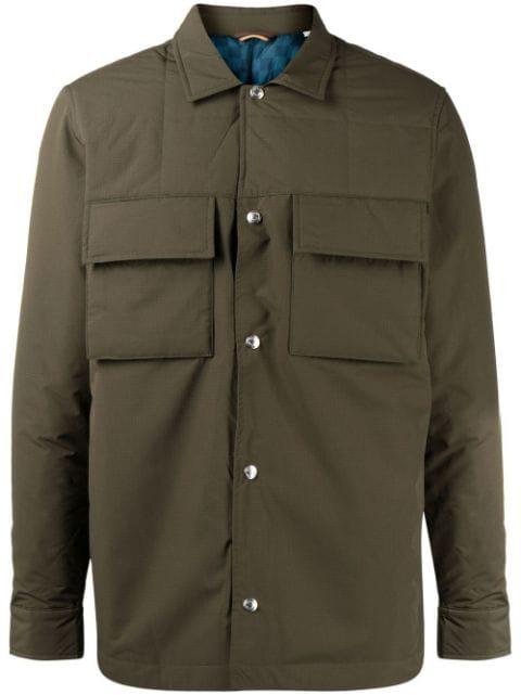 flap-pocket press-stud jacket by PAUL SMITH