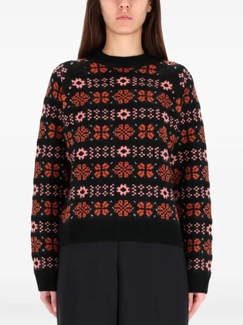 floral crew-neck sweater by PAUL SMITH