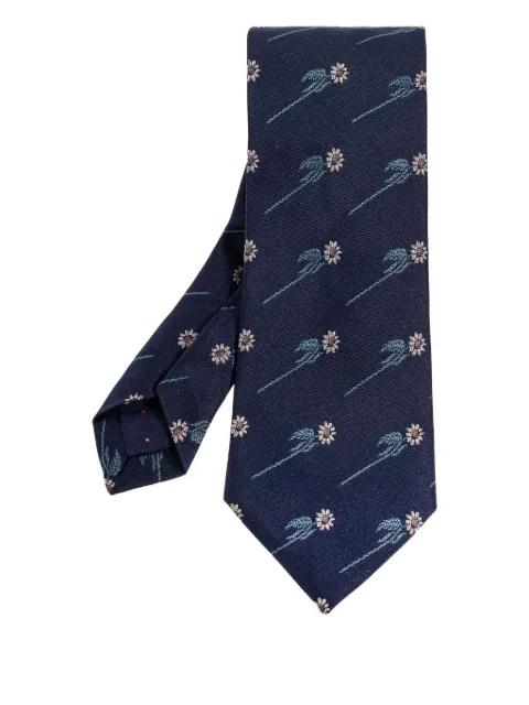 floral-embroidered tie by PAUL SMITH