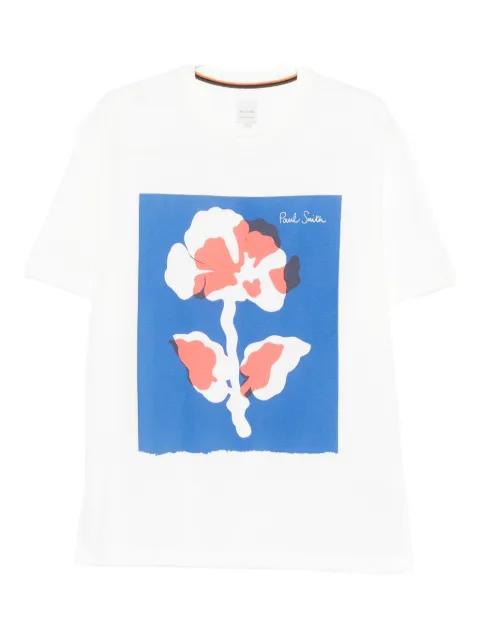 floral-print T-shirt by PAUL SMITH